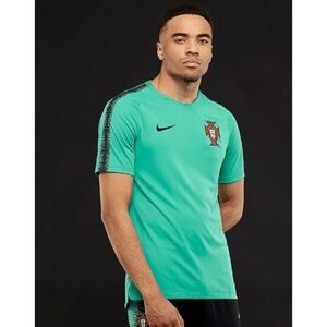 Nike Portugal 2018 Squad Jersey Kinetic Green Black Mens Size Small D